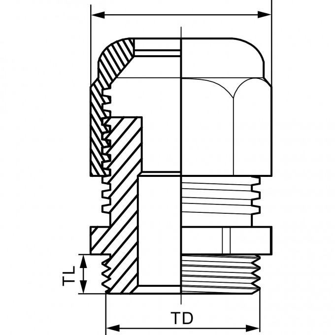 Ввод кабельный SCHNEIDER ELECTRIC THORSMAN GLANDS IP68 ISO16 5шт IMT22024