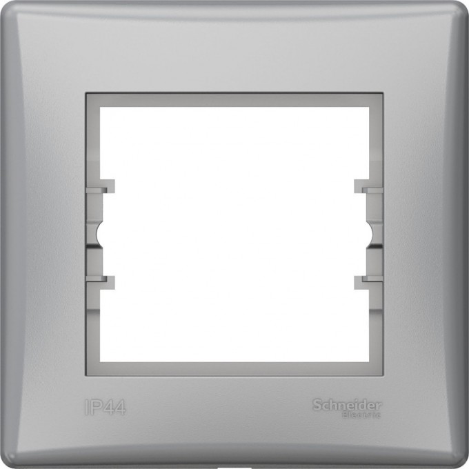 1-постовая рамка SCHNEIDER ELECTRIC SEDNA, горизонтальная IP44, АЛЮМИНИЙ SDN5810560