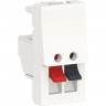 Аудиорозетка SCHNEIDER ELECTRIC UNICA MODULAR, 1 модуля, белый NU348718