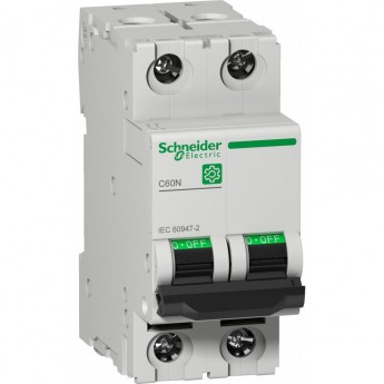 Автоматический выключатель SCHNEIDER ELECTRIC MULTI 9 C60N 2П 10A D