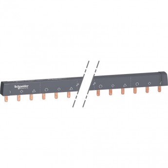 Гребенчатая шина 3П. 24 модулей. 18мм Гребенчатая шина 3П. 24 модулей. 18мм