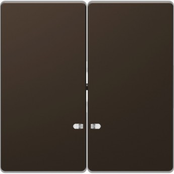 Клавиша двойная MERTEN D-LIFE с линзой для LED модуля, МОККО