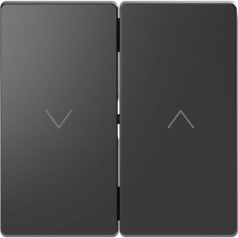 Клавиша-кнопка MERTEN D-LIFE для жалюзи, АНТРАЦИТ