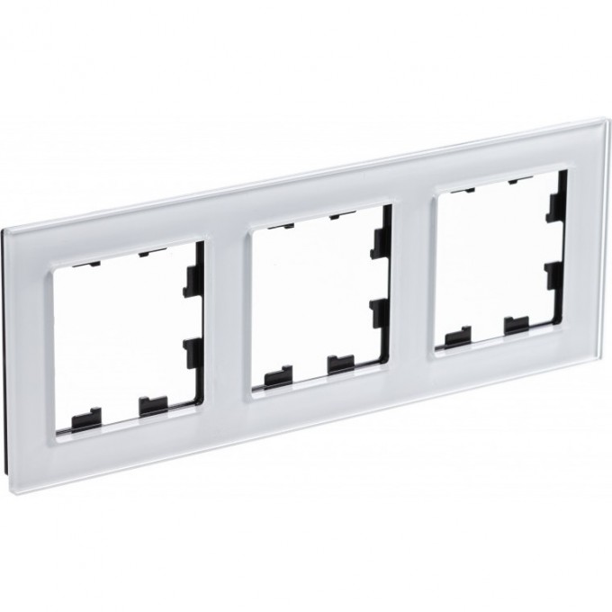Рамка 3-постовая SCHNEIDER ELECTRIC ATLASDESIGN NATURE, органическое стекло белый ATN320103