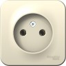 Розетка SCHNEIDER ELECTRIC BLANCA без заземления, без шторок, с изолирующей пластиной, 16А, 250В, молочный BLNRA000112