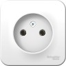 Розетка SCHNEIDER ELECTRIC BLANCA без заземления, без шторок, с монтажной пластиной, 16А, 250В, белый BLNRA000121
