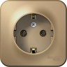 Розетка SCHNEIDER ELECTRIC BLANCA с заземлением, без шторок, с изолирующей пластиной, 16А, 250В, титан BLNRA010114