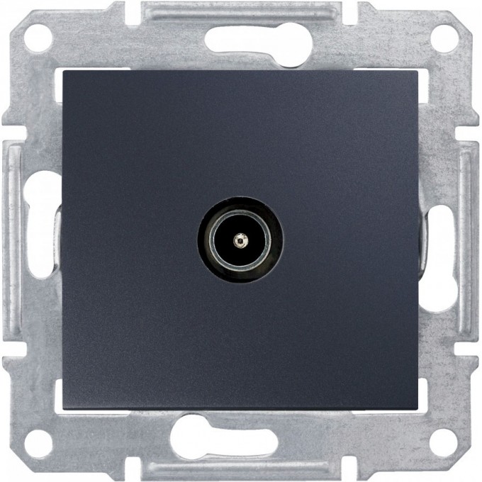 TV розетка SCHNEIDER ELECTRIC SEDNA оконечная, 1dB, ГРАФИТ SDN3201670