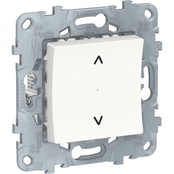 Выключатель клавишный SCHNEIDER ELECTRIC UNICA NEW Wiser управление жалюзи, белый