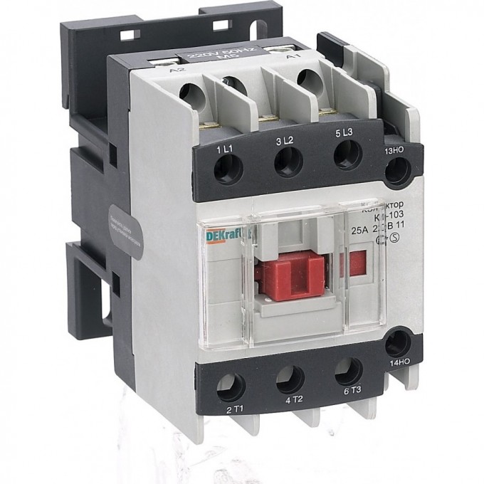 Контактор SCHNEIDER ELECTRIC DEKRAFT 25А 110В АС3 1НО+1НЗ КМ-103 22117DEK
