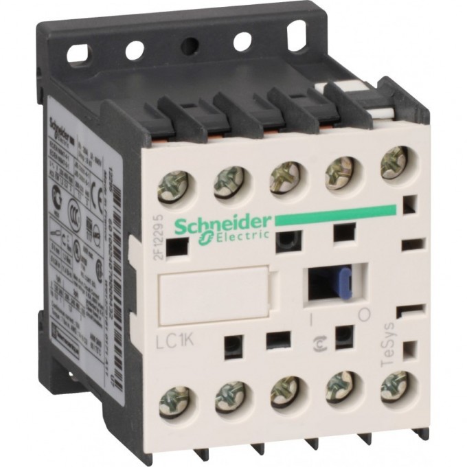 Контактор SCHNEIDER ELECTRIC TESYS K 3P,6 А,НО,230V 50/60 ГЦ, зажим под винт LC1K0610P7