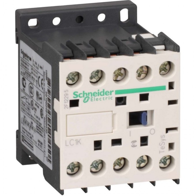 Контактор SCHNEIDER ELECTRIC TESYS K 3P,6А ,НЗ,220V 50/60 ГЦ, винтовой зажим LC1K0601M7