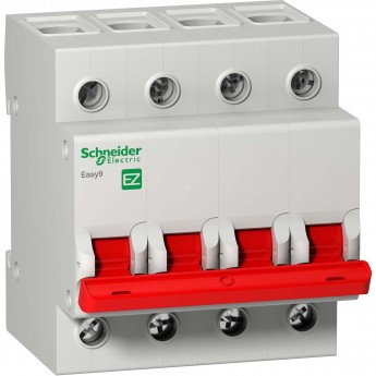 Выключатель нагрузки SCHNEIDER ELECTRIC EASY9 (модульный рубильник) 4П 100А 400В =S=